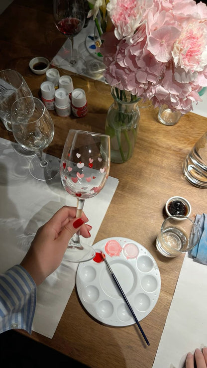 Manchester Lonely Girls Club Wine Glass Painting Night