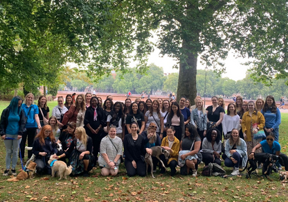 London December Lonely Girls Walk Club with Salad Days Market